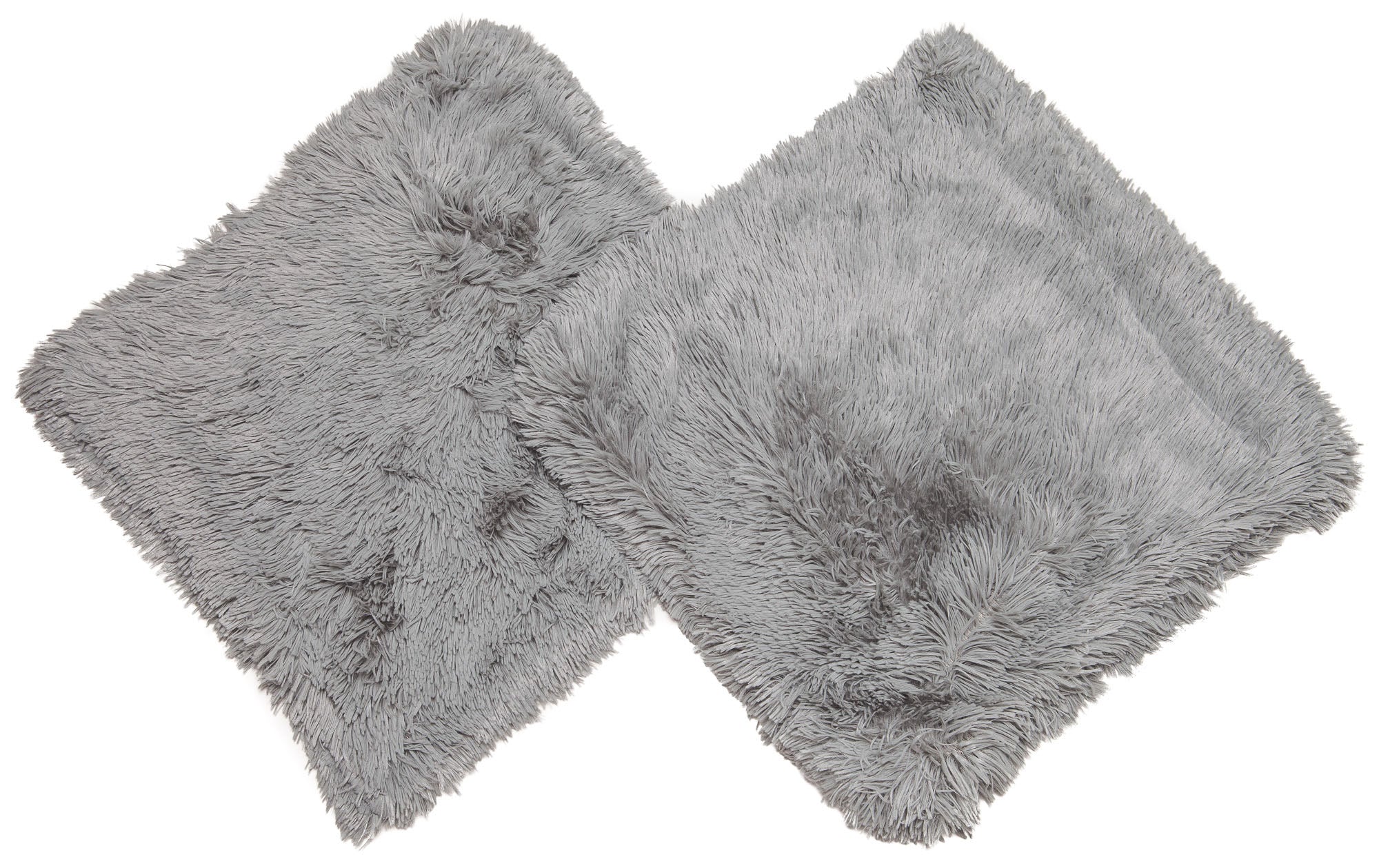 Solid Longfur Throw Pillow Covers-Tolkye