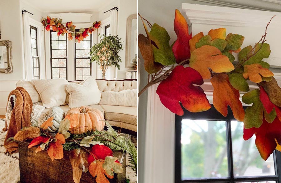 6 ft Maple Leaf Garland