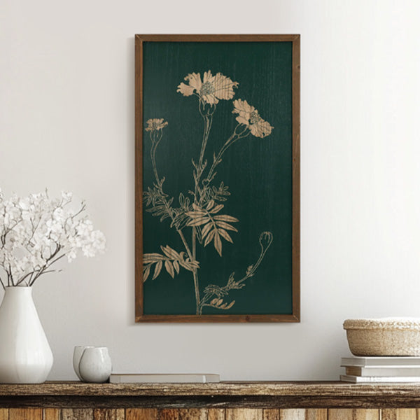 Botanical Elegance Framed Floral Wall Art