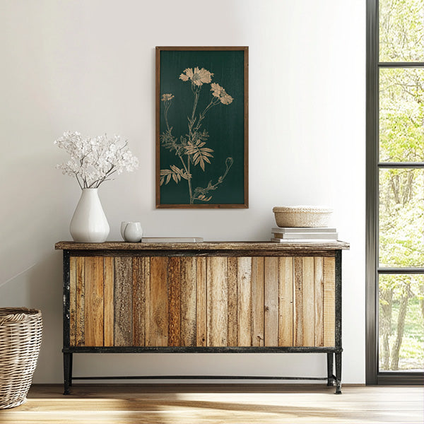 Botanical Elegance Framed Floral Wall Art