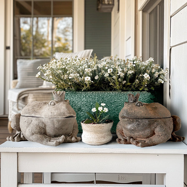 Crowned Frog Mini Storage Box, Set of 2