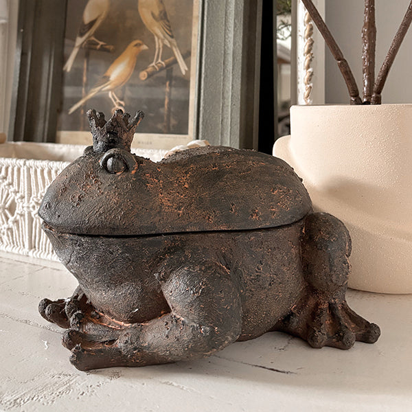Crowned Frog Mini Storage Box, Set of 2