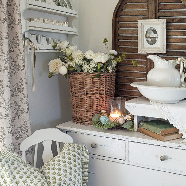 Easter Egg and Floral Candle Garland