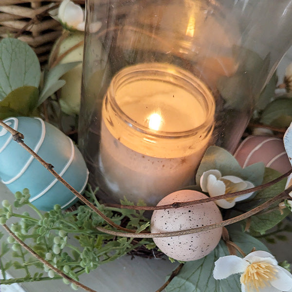 Easter Egg and Floral Candle Garland