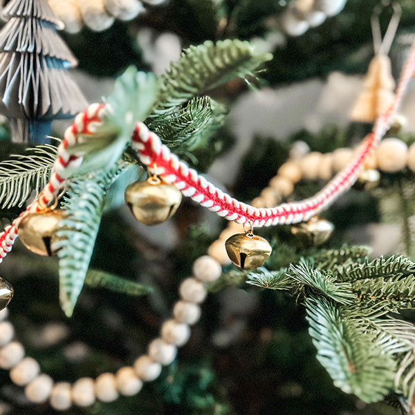 Jingle Bell Garland, Set of Four