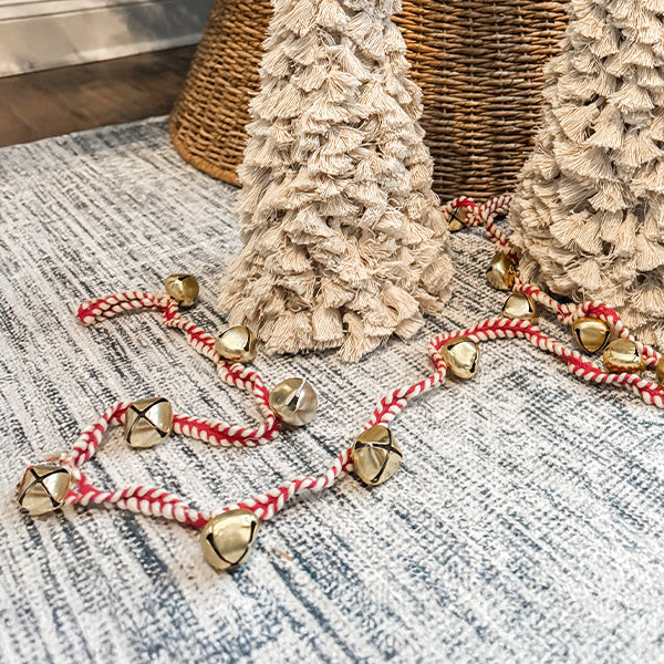 Jingle Bell Garland, Set of Four