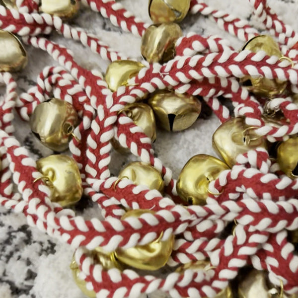 Jingle Bell Garland, Set of Four