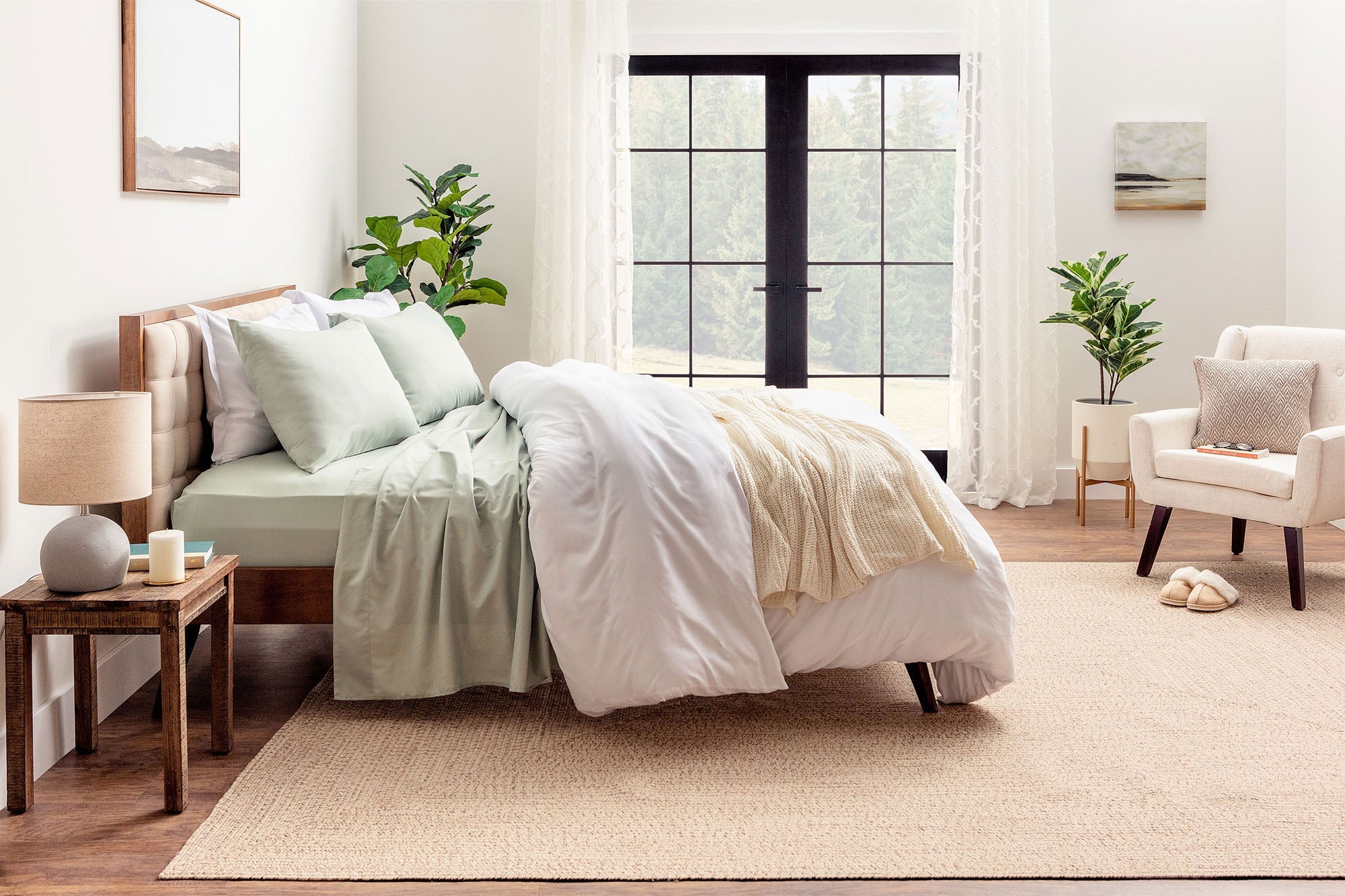 Solid Duvet Cover Set-Tolkye