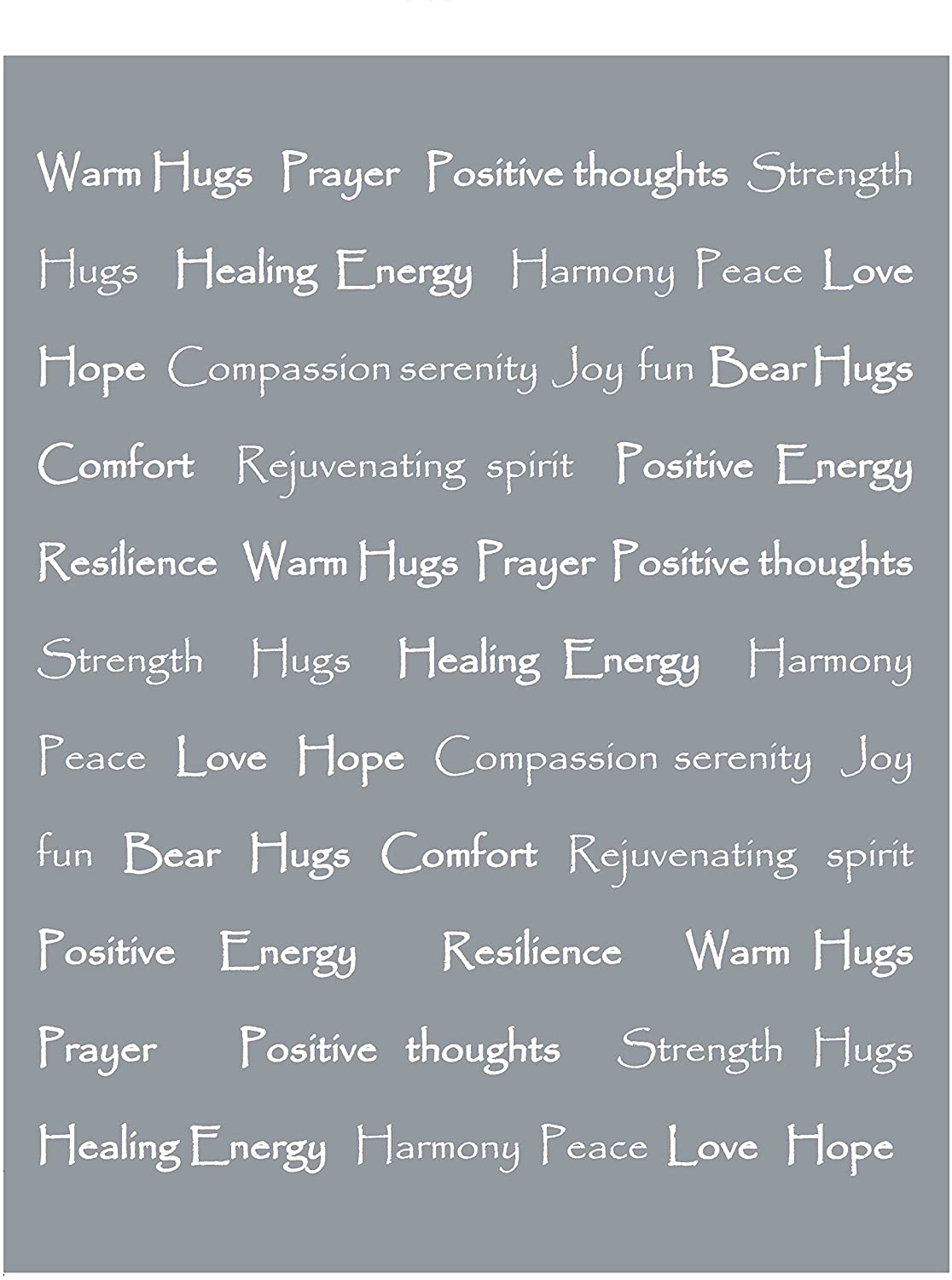 Gift Faux Fur Comfort Words Throw Blanket-Tolkye