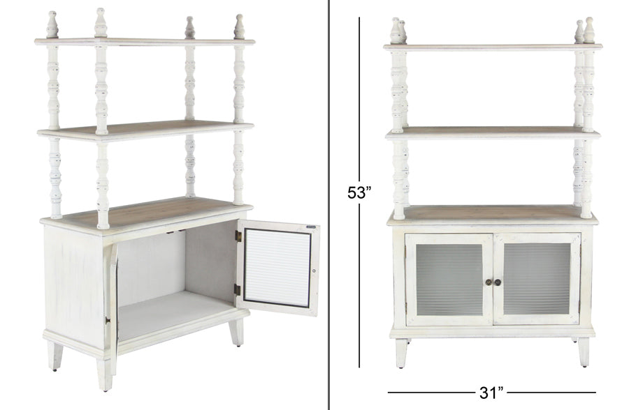 Chippy Wooden Storage Hutch