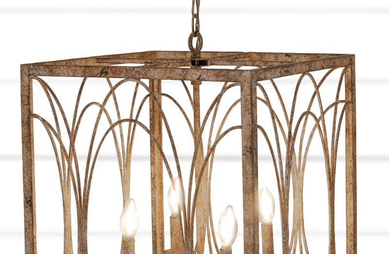 *HUUUGE* Rustic Ornate Chandelier