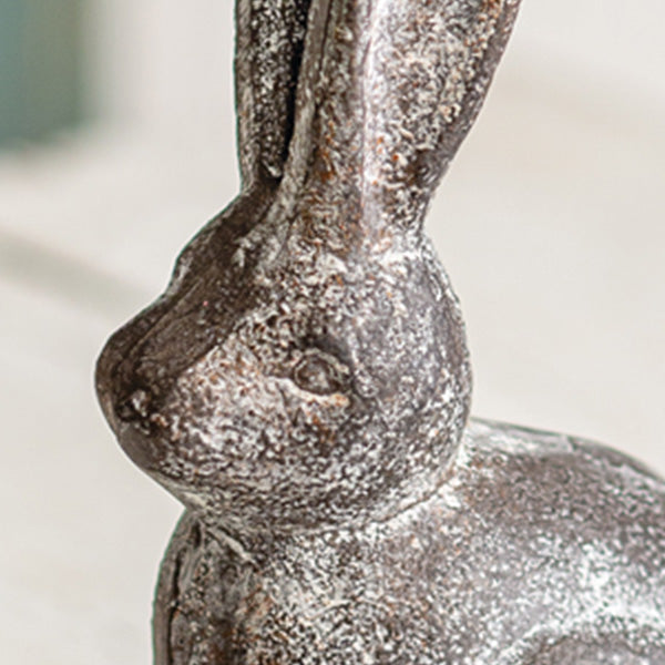 Distressed Finish Hare Statue