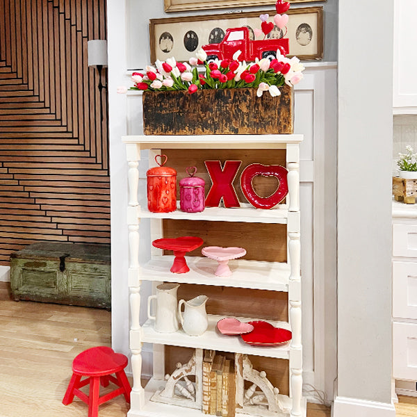 Connected Heart-Shaped Metal Plates