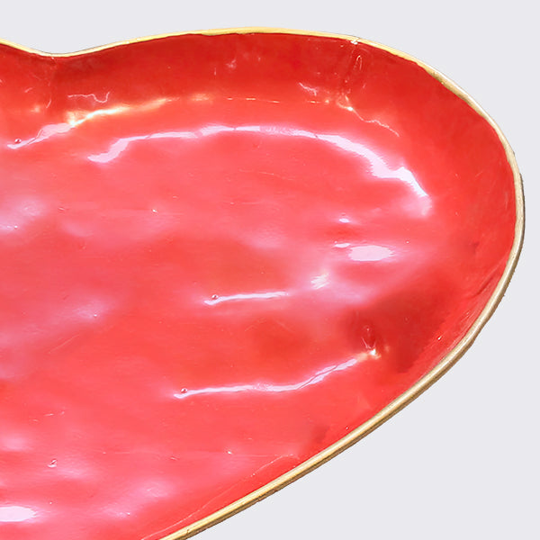 Connected Heart-Shaped Metal Plates
