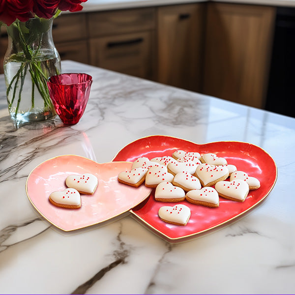 Connected Heart-Shaped Metal Plates