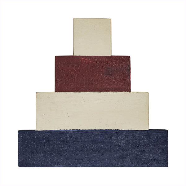 Home Of The Free Wooden Block Stack