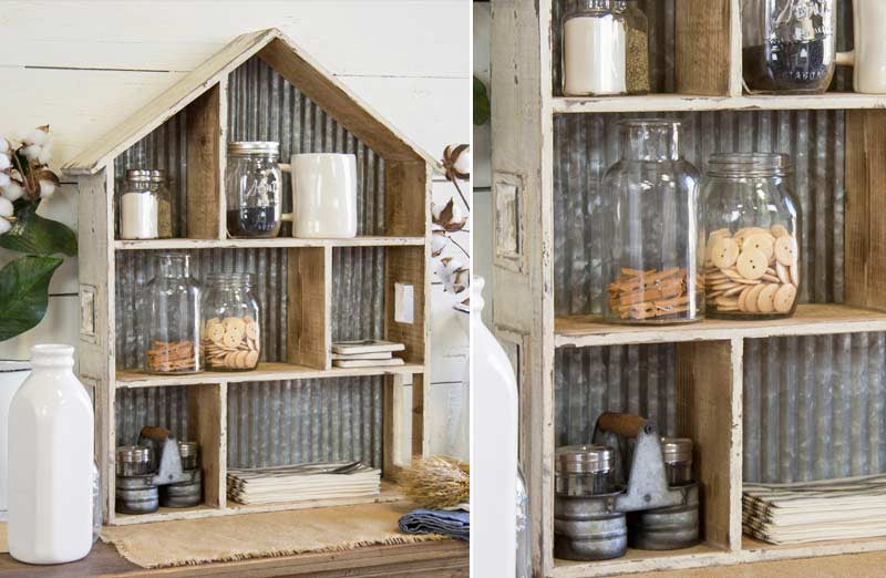 Home Sweet Home Cubby Shelf