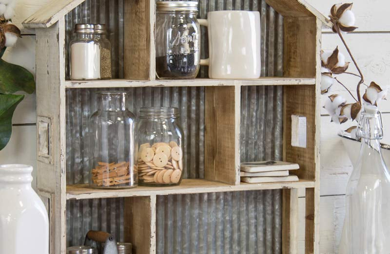 Home Sweet Home Cubby Shelf