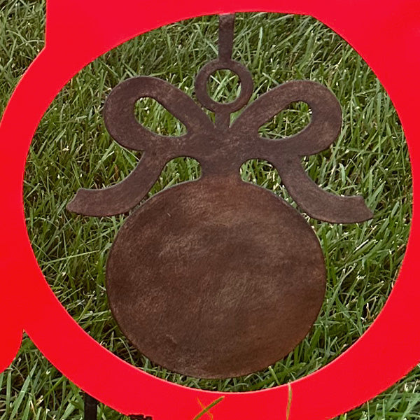 11 FEET WIDE! Merry Christmas Yard Stakes