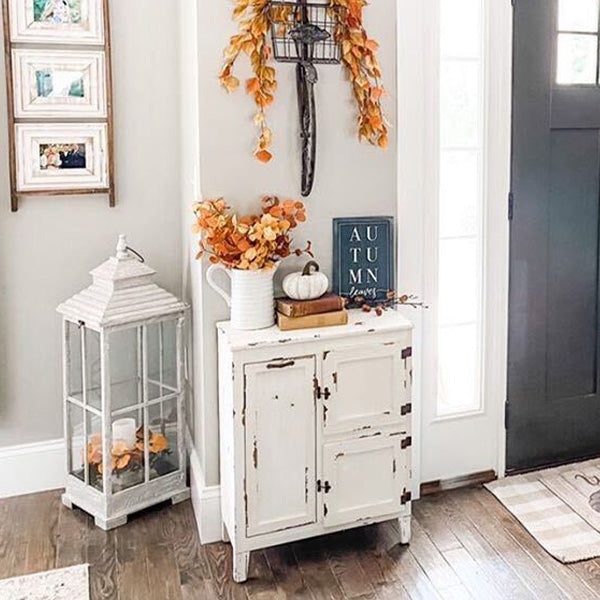 Antique-Inspired Wooden Ice Chest, DES Exclusive