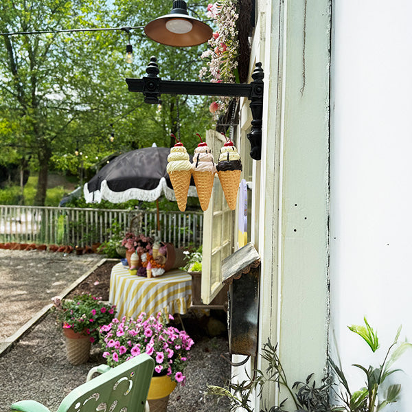 Ice Cream Cone With Bracket Option | Our "Summer" Signs Of The Seasons Edition