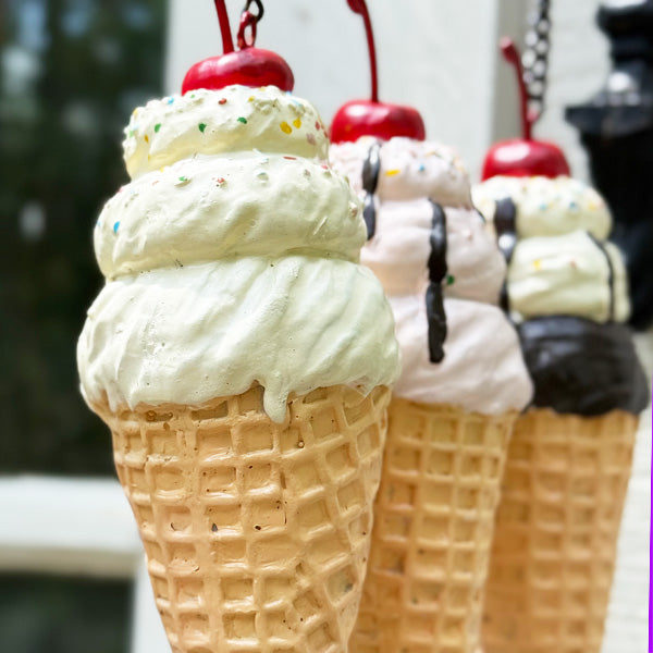 Ice Cream Cone With Bracket Option | Our "Summer" Signs Of The Seasons Edition
