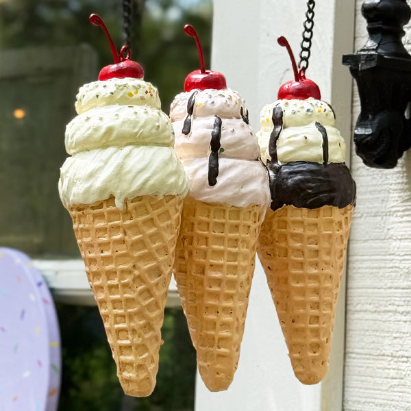 Ice Cream Cone With Bracket Option | Our "Summer" Signs Of The Seasons Edition