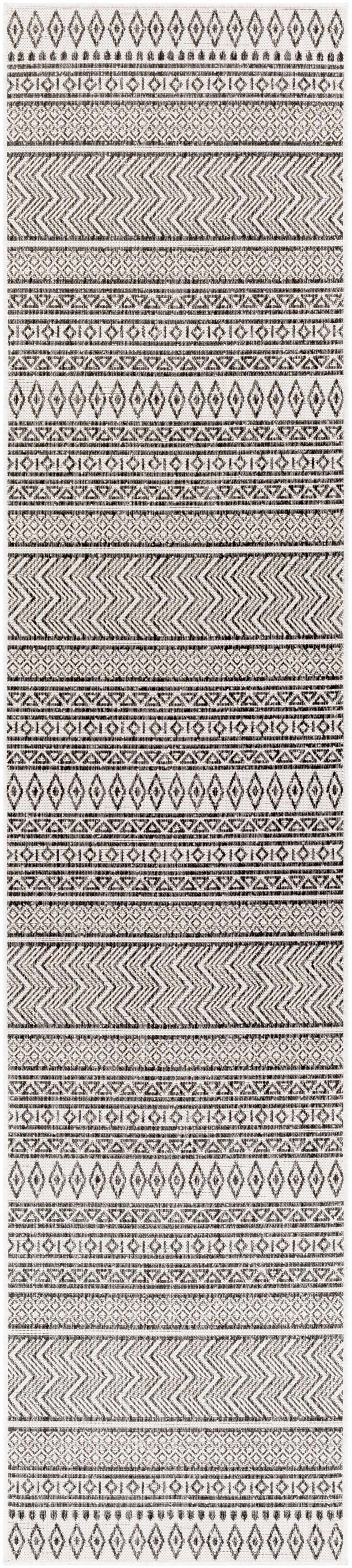 Black & White Outdoor Rug
