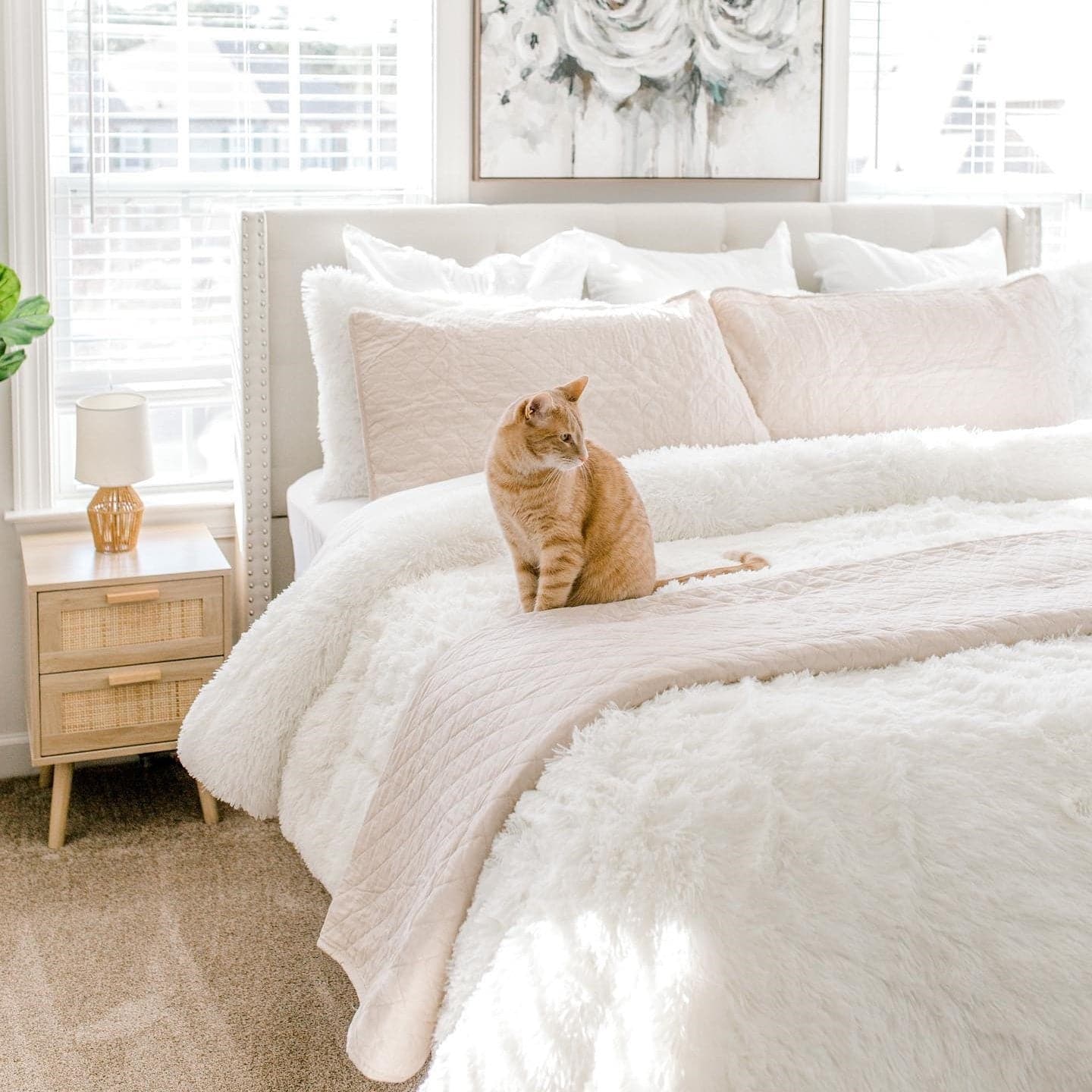 Ava Diamond Oversized Cotton Quilt Set-Tolkye