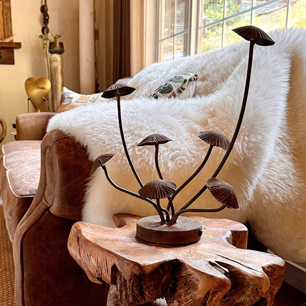 Mushroom Sprouts Cordless Table Lamp