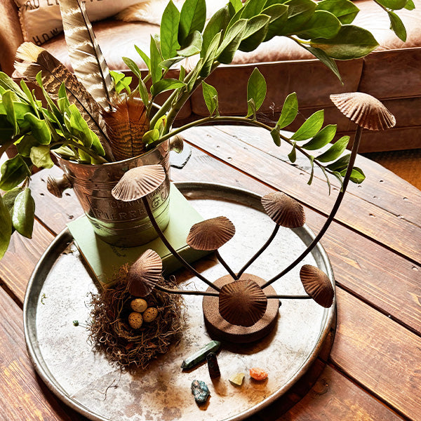 Mushroom Sprouts Cordless Table Lamp