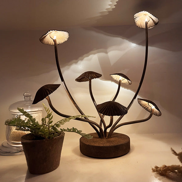 Mushroom Sprouts Cordless Table Lamp