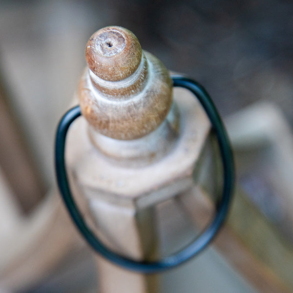Large Wooden Nesting Glass Outdoor Lanterns, Set of 3