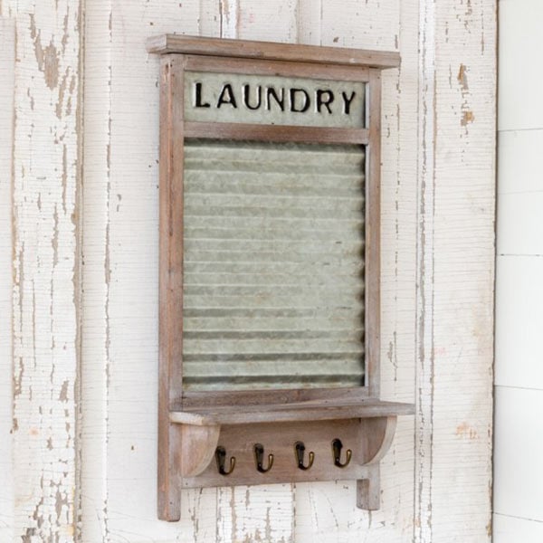 Laundry Washboard Organizer