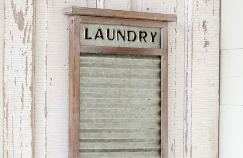 Laundry Washboard Organizer