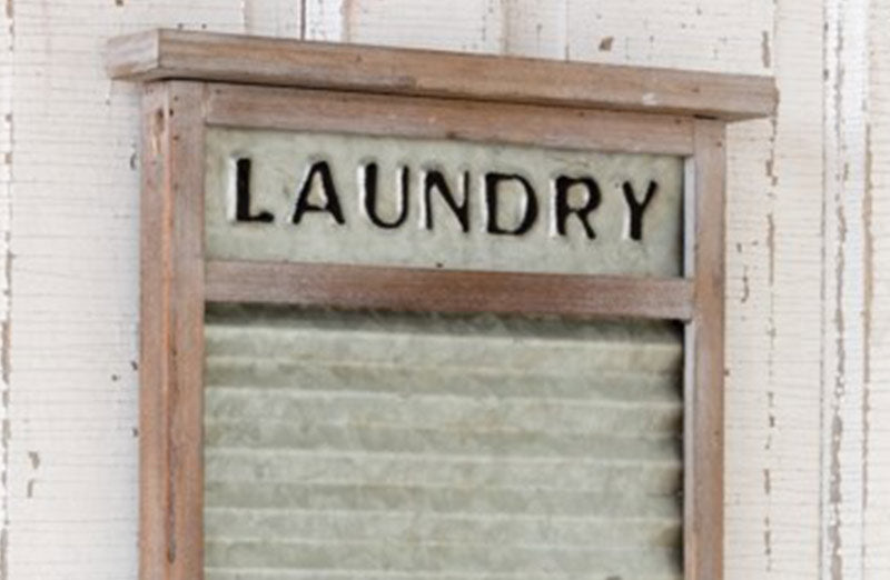 Laundry Washboard Organizer