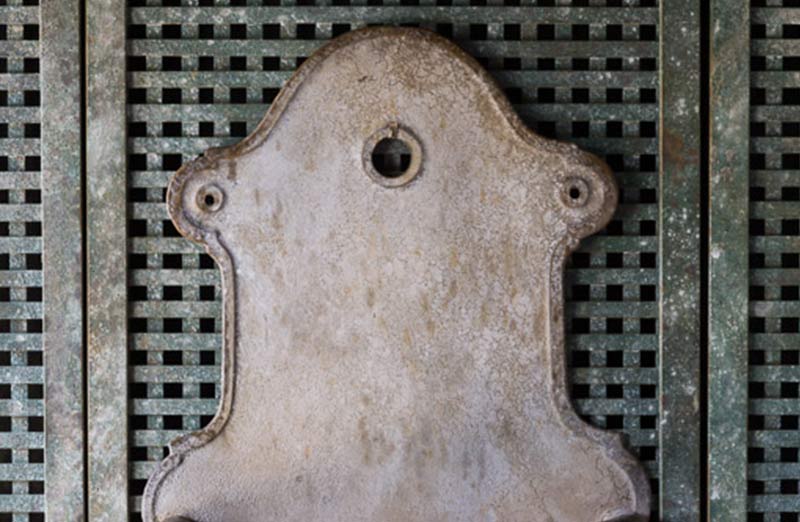 HUGE Rustic Wall Mounted Scalloped Basin