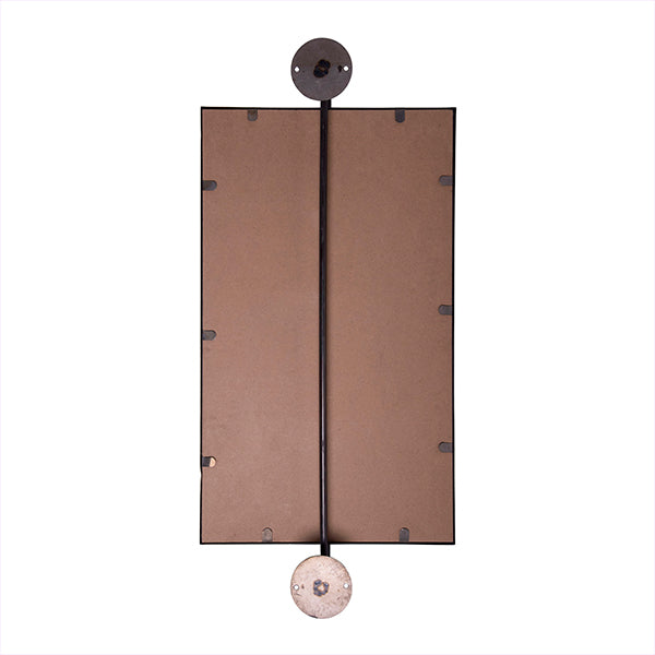 28 Inch Industrial Metal Rectangular Mirror