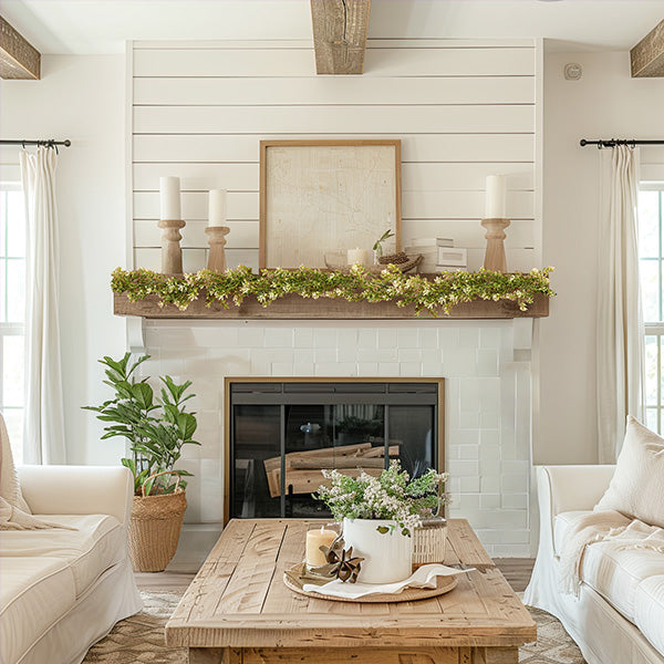 6 Foot Faux Boxwood Garland