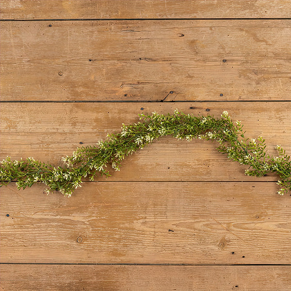 6 Foot Faux Boxwood Garland