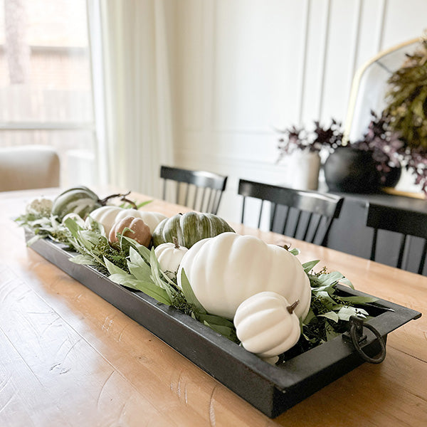 Oversized Burnished Patina Tray