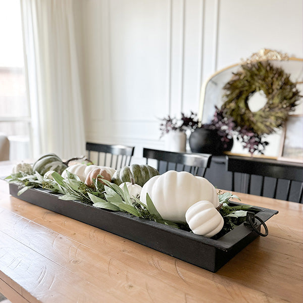 Oversized Burnished Patina Tray