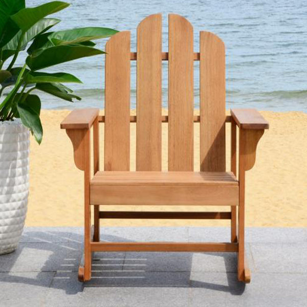 Natural Wooden Rocking Chair