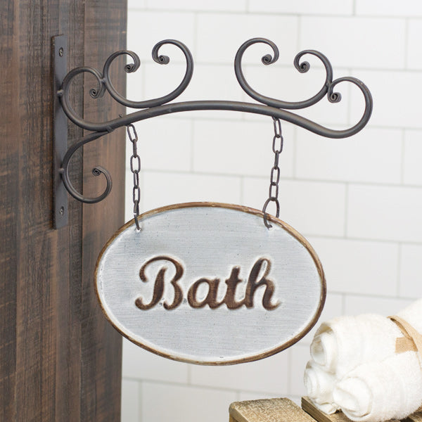 Hanging Bath Sign