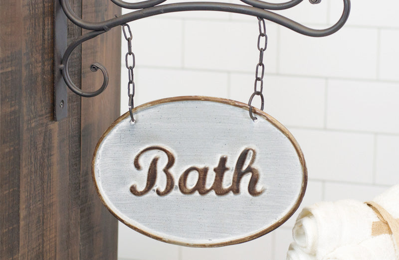 Hanging Bath Sign