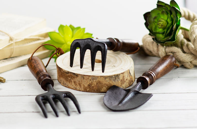 Cast Iron Garden Tools  Set of 3