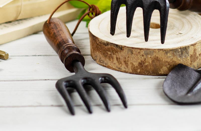 Cast Iron Garden Tools  Set of 3