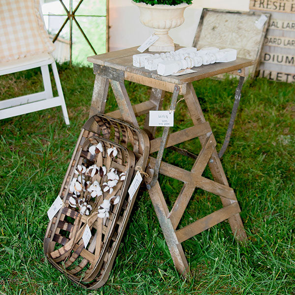 Wallpaper Hanger Wood End Table