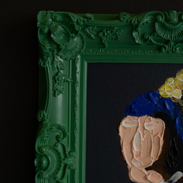 Ornate Colorful Abstract Portraits, Set of Three