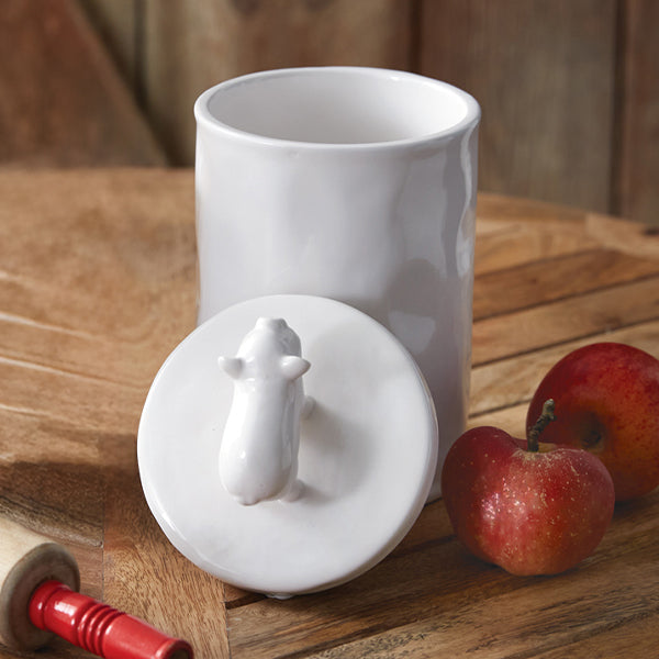 Large Ceramic Piglet Storage Canister